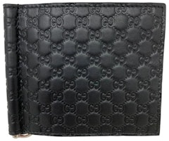 Gucci Money Clip Wallet MicroGuccissima Black Gucci Money Clip Wallet MicroGuccissima Black