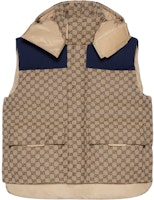 Gucci Monogram Detachable Hooded Vest Khaki Unisex 710586-Z8A58-9120 Gucci Monogram Detachable Hooded Vest Khaki Unisex 710586-Z8A58-9120