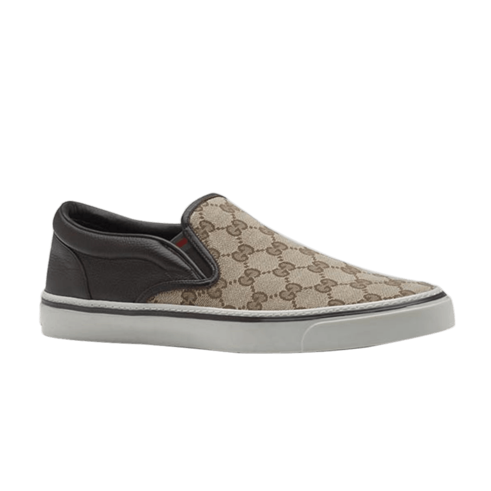 Gucci Monogram Slip-On 'Brown' 212225-FVE80-9760