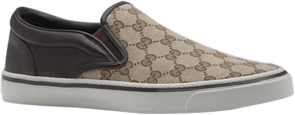 Gucci Monogram Slip-On 'Brown' 212225-FVE80-9760 Buy Gucci Monogram Slip-On 'Brown' 212225-FVE80-9760