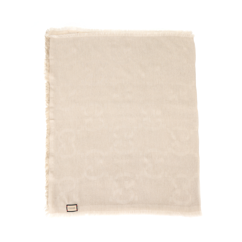 GUCCI Monogram Wool Knit Scarf Unisex Couple Design 6951394GA109879