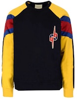 Gucci Multicolor Logo Knit Long-Sleeve Sweatshirt 573322-XJA6W-1074 Gucci Multicolor Logo Knit Long-Sleeve Sweatshirt 573322-XJA6W-1074