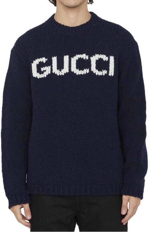 gucci-navy-blue-knit-sweater-with-letter-logo-print-761539-xkdk-4-4492
