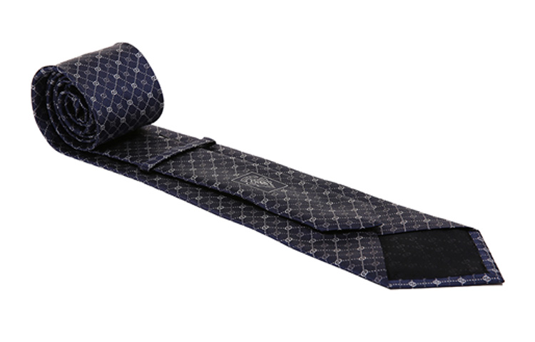 GUCCI Navy Blue Tie - Monogram Series 386489-4B002-4078 圖 4
