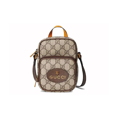 Gucci Neo Vintage GG Supreme Small Crossbody Beige