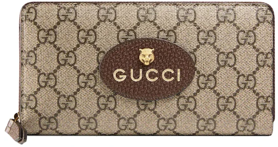 Gucci Dompet Zip Keliling Neo Vintage GG Supreme Beige/Ebony Buy Gucci Dompet Zip Keliling Neo Vintage GG Supreme Beige/Ebony