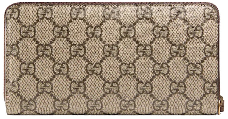 Gucci Neo Vintage GG Supreme Zip Around Wallet Beige/Ebony Order Gucci Neo Vintage GG Supreme Zip Around Wallet Beige/Ebony