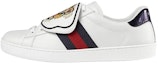 Buy Gucci New Ace 'Tiger Strap' 477102-DOP80-9182