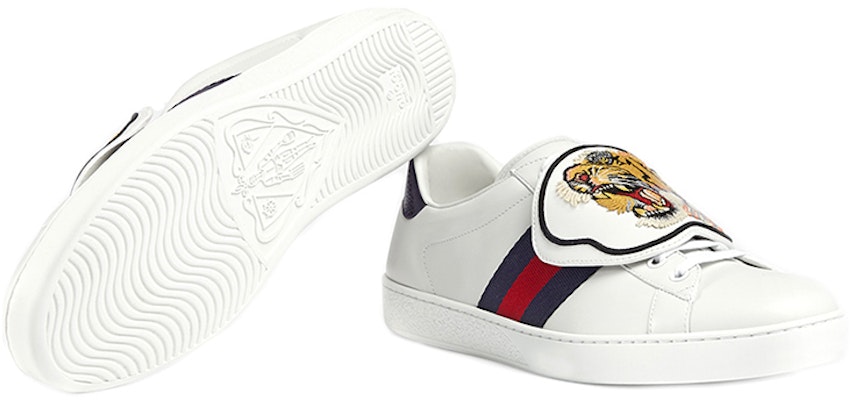 Gucci New Ace 'Tiger Strap' 477102-DOP80-9182 Details for Gucci New Ace 'Tiger Strap' 477102-DOP80-9182