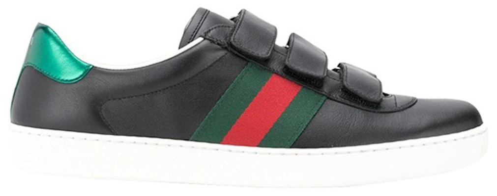 Gucci New Ace Zwart Leren Skateboard Sneakers 548699-DOPE0-1061 Lookbook Gucci New Ace Zwart Leren Skateboard Sneakers 548699-DOPE0-1061