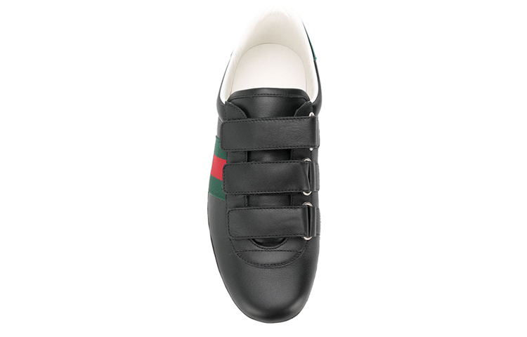 Details for Gucci New Ace Zwart Leren Skateboard Sneakers 548699-DOPE0-1061