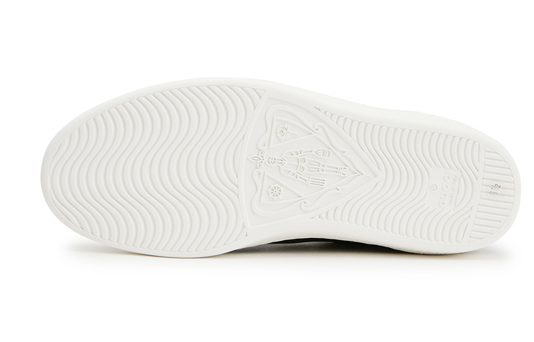Sizing Gucci New Ace Zwart Leren Skateboard Sneakers 548699-DOPE0-1061