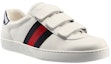Shop Gucci New Ace Klittenband Laag ''Wit'' 548699-DOPE0-9095