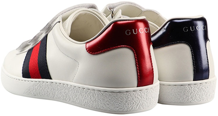 Gucci New Ace Grip-Strap Low 'White' 548699-DOPE0-9095 Details for Gucci New Ace Grip-Strap Low 'White' 548699-DOPE0-9095