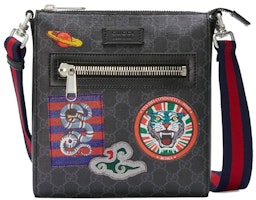 Gucci Night Courrier Messenger GG Supreme Black/Grey Gucci Night Courrier Messenger GG Supreme Black/Grey