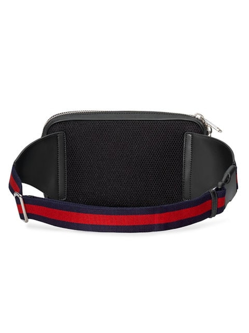 Order Gucci Night Courrier GG Supreme軟性黑色腰包