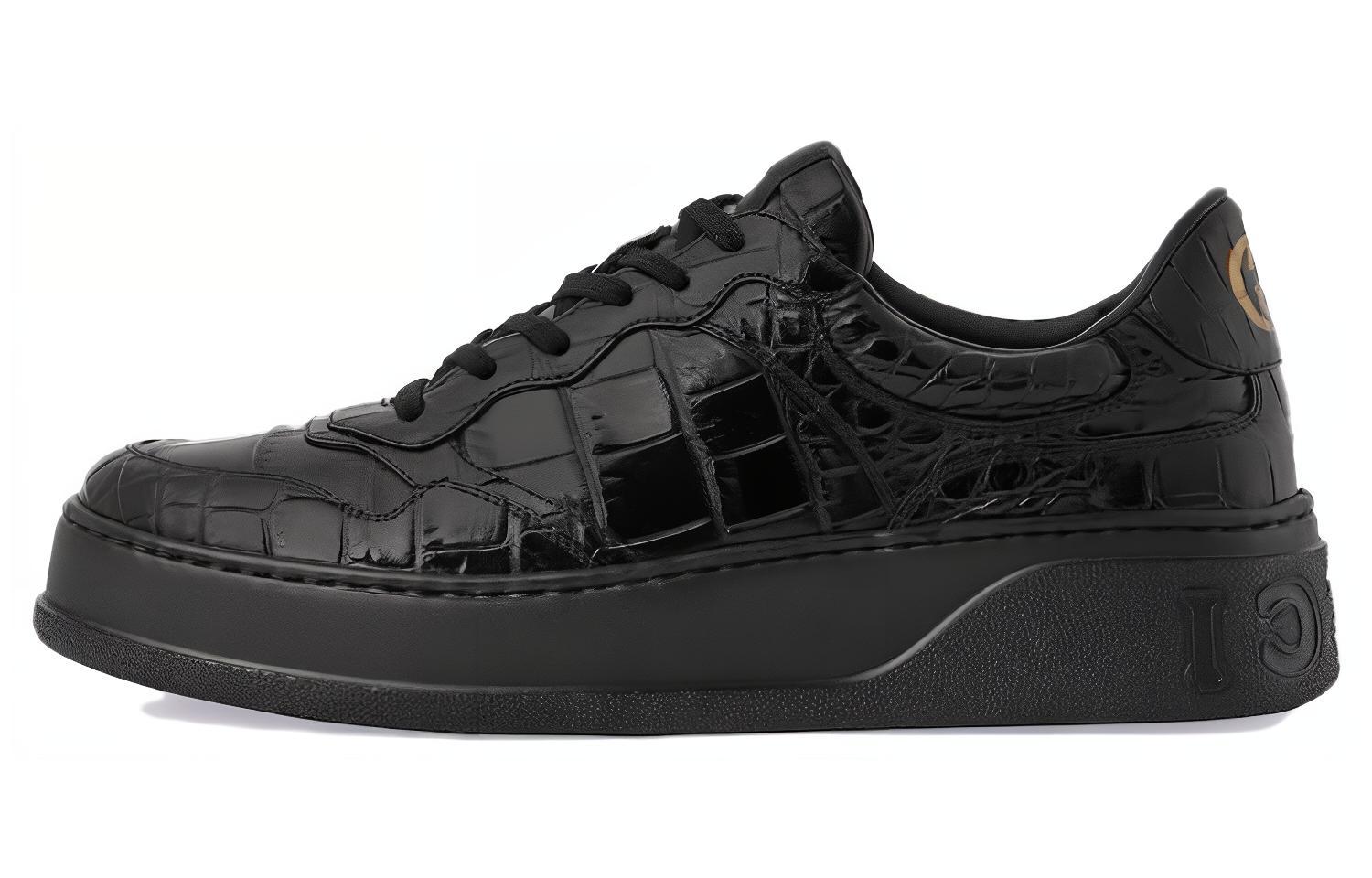 Gucci Nojum Low 'Black Crocodile'