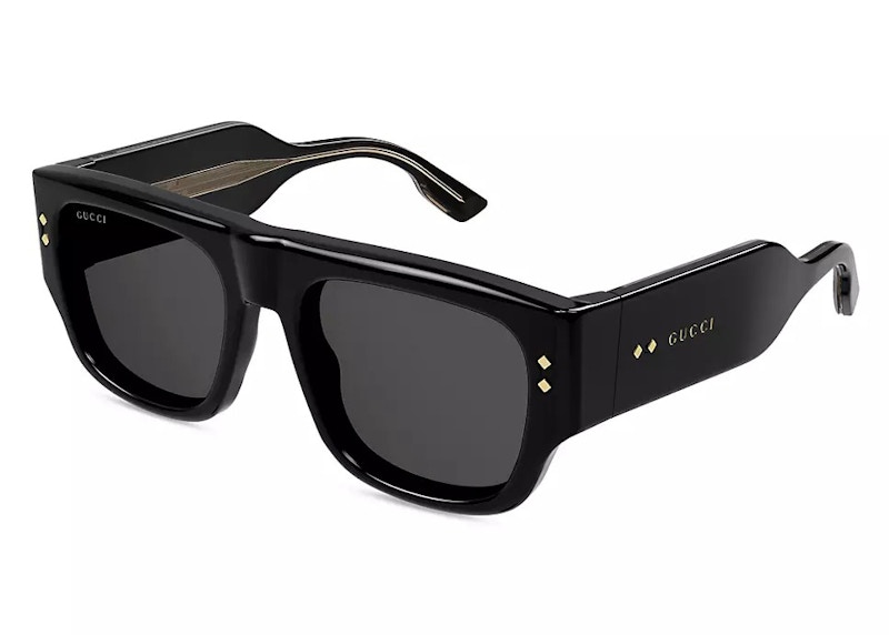 Buy Gucci Nouvelle Vague 黑色方形太陽眼鏡 (0400017942423)