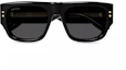 Order Gucci Nouvelle Vague 黑色方形太陽眼鏡 (0400017942423)