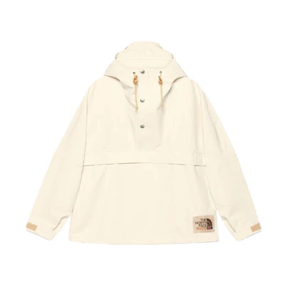 Gucci Off-White Lightweight Nylon Hooded Jacket 648872-ZKRXK-9100