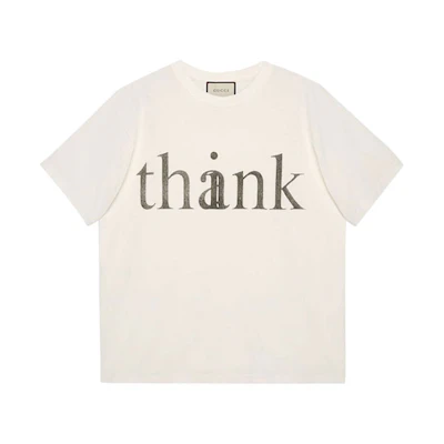Gucci Off-White T-Shirt with Letter Logo Design 616036-XJCXJ-9127-服