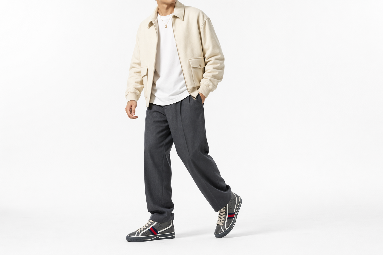 Order グッチ オフグリッド ハイ ダークグレー 628717-H9H80-1162