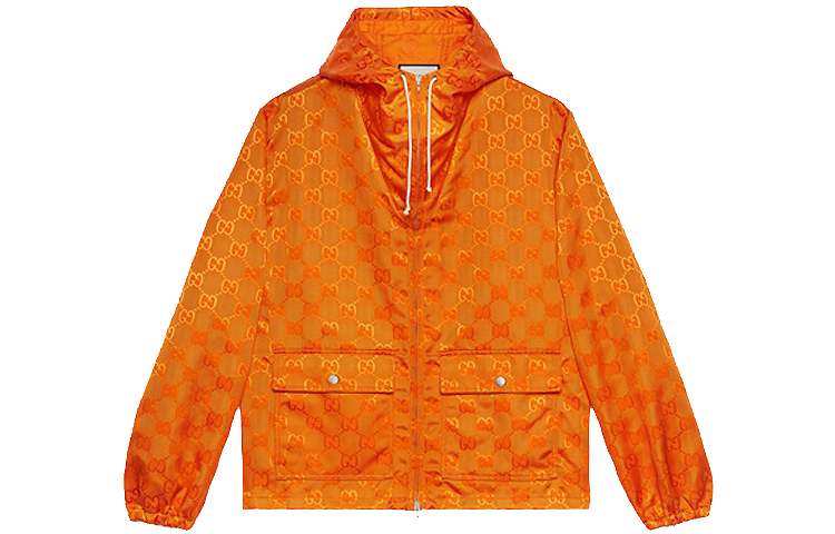 Gucci Off The Grid Orange Hooded Jacket 631105-ZAEBN-7500
