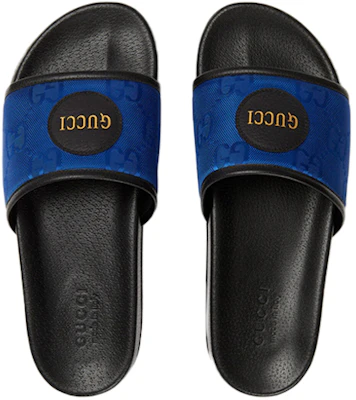 グッチ オフ ザ グリッド スライド (GGブルーブラック) 644754-H9H90-4260 Lookbook グッチ オフ ザ グリッド スライド (GGブルーブラック) 644754-H9H90-4260