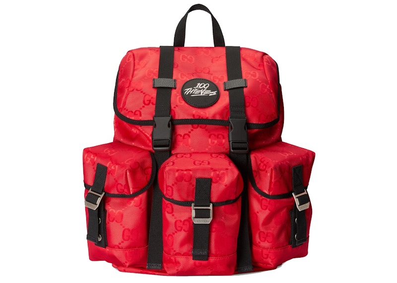 Gucci Off The Grid x 100 Thieves Backpack  Red