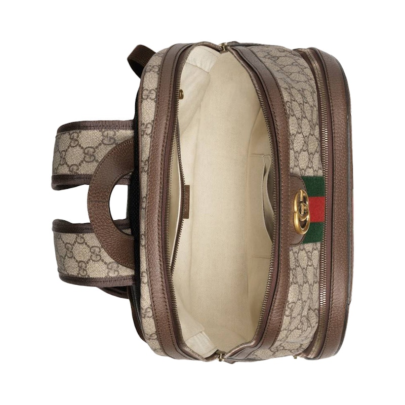 Lookbook グッチ オフィディア GGスプリーム バックパック (ベージュ/エボニー)
