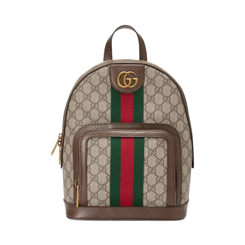 Gucci Ophidia Backpack GG Supreme Small Beige/Ebony