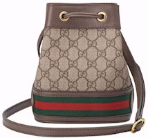 Gucci Ophidia Beg Menggantung GG Supreme Mini Beige/Ebony Order Gucci Ophidia Beg Menggantung GG Supreme Mini Beige/Ebony