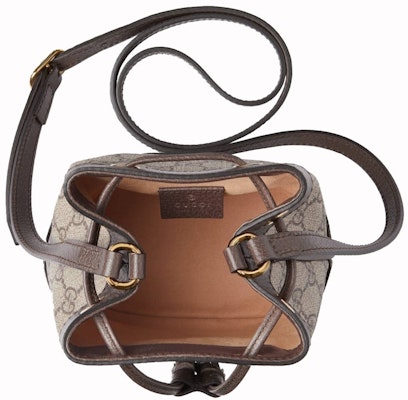 Gucci Ophidia Bucket Bag GG Supreme Mini Beige/Ebony Lookbook Gucci Ophidia Bucket Bag GG Supreme Mini Beige/Ebony