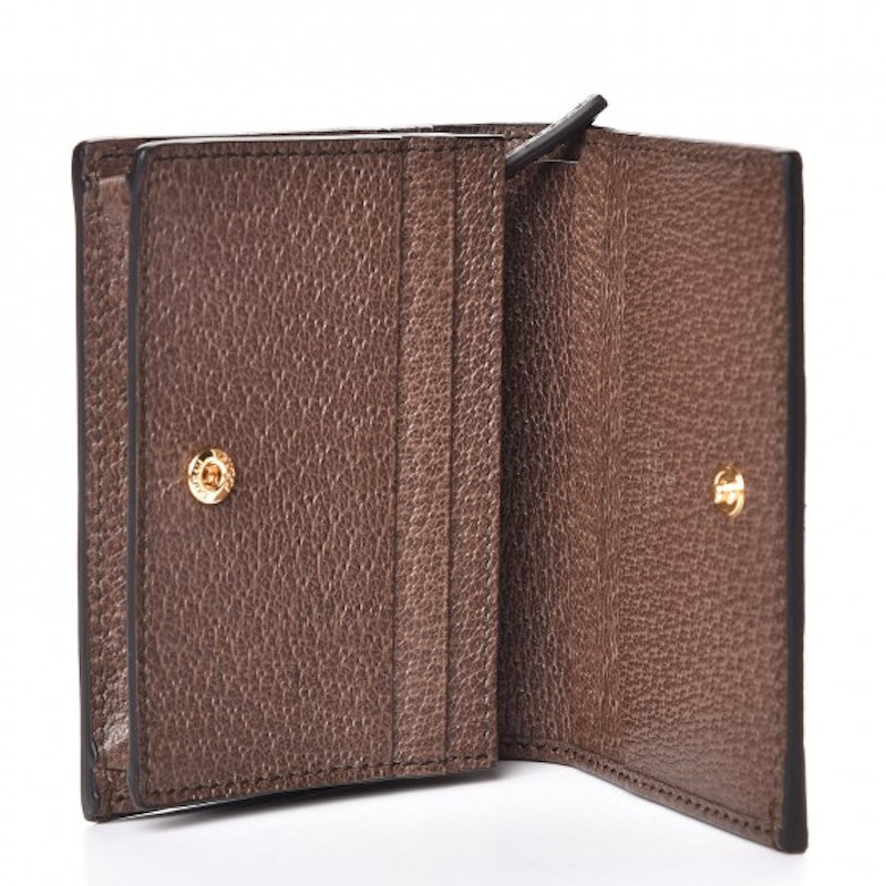 Lookbook Gucci Ophidia Tarjetero Monograma GG Supreme Web Marrón