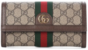 Gucci Ophidia Continental Wallet GG Web Beige/Ebony Gucci Ophidia Continental Wallet GG Web Beige/Ebony