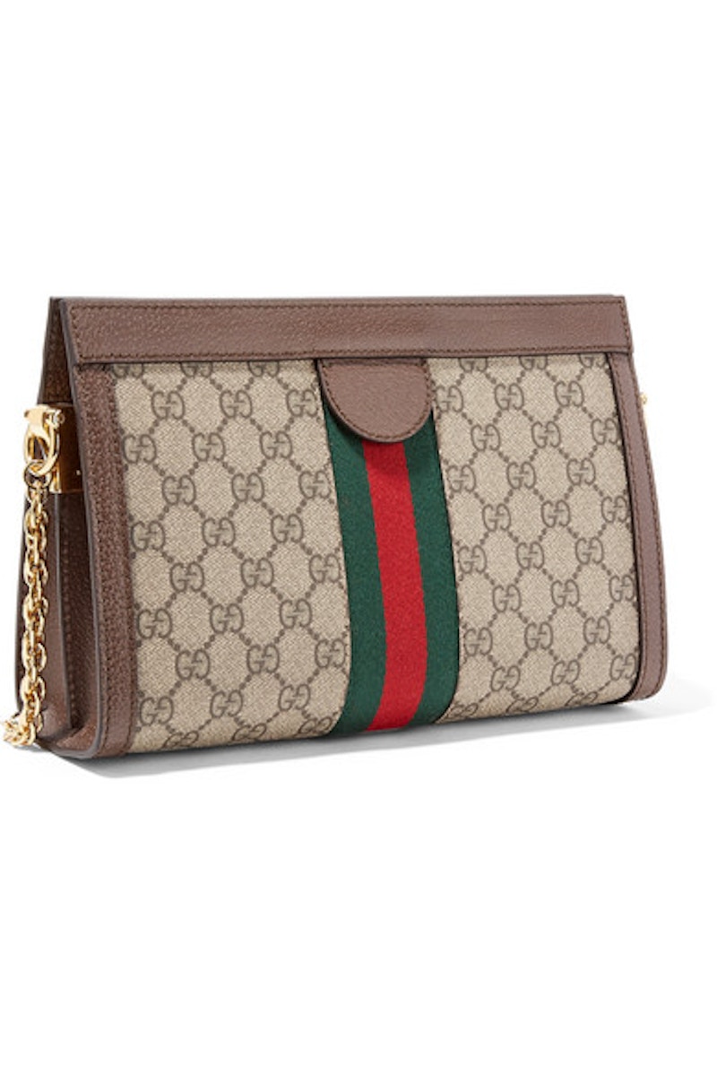 Order Gucci Ophidia Bolso Convertible GG Web Pequeño Marrón