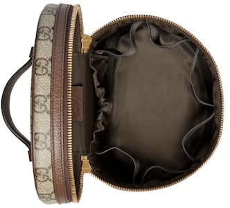 Gucci Ophidia 化妝包 米色/棕色/條紋 Lookbook Gucci Ophidia 化妝包 米色/棕色/條紋