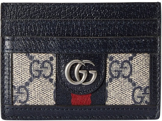 구찌 오피디아 GG 카드 케이스 베이지/블루 Buy 구찌 오피디아 GG 카드 케이스 베이지/블루