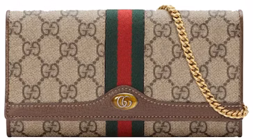 Gucci Ophidia GG Chain Wallet Beige/Ebony Gucci Ophidia GG Chain Wallet Beige/Ebony