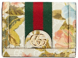 Gucci Ophidia GG Floral Card Case Multi Gucci Ophidia GG Floral Card Case Multi