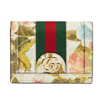 Gucci Ophidia GG Floral Card Case Multi
