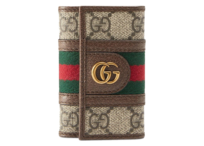 Gucci Ophidia GG Key Case Beige/Ebony