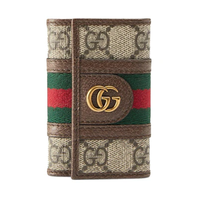 Gucci Ophidia GG Key Case Beige/Ebony