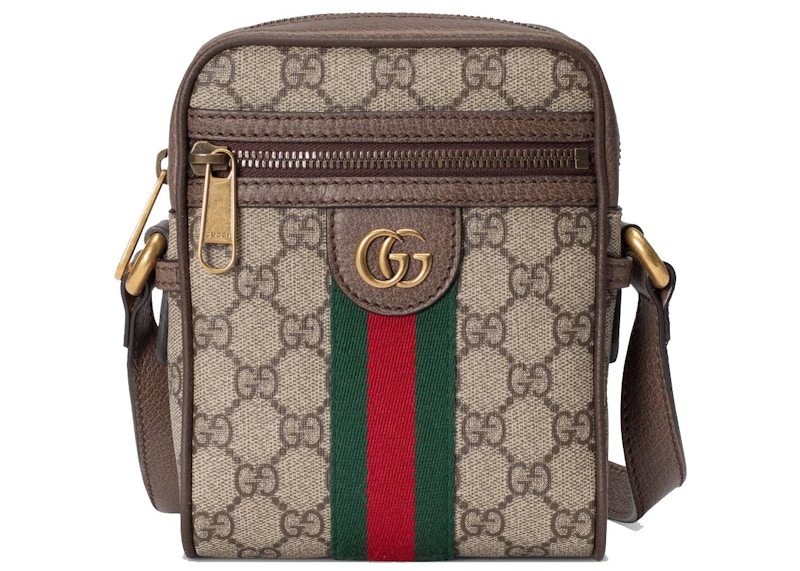 Gucci Ophidia GG Shoulder Bag Beige/Ebony