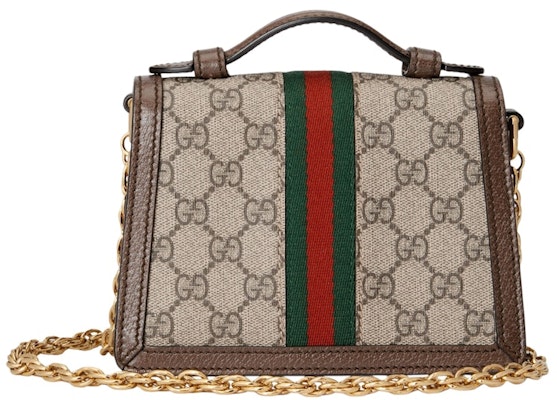 Gucci Ophidia GG Shoulder Bag Mini GG Supreme Canvas Beige/Ebony/Green/Red Lookbook Gucci Ophidia GG Shoulder Bag Mini GG Supreme Canvas Beige/Ebony/Green/Red