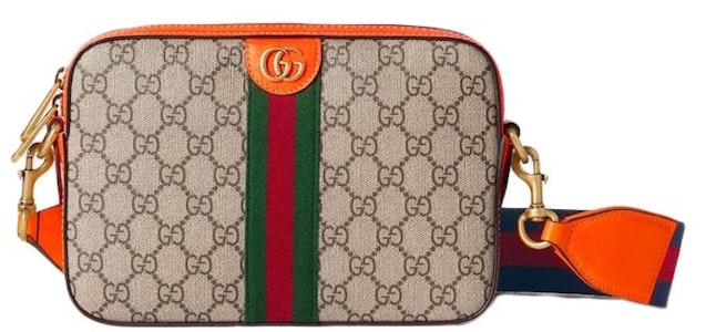 Tas Selempang Kecil Gucci Ophidia GG Beige/Ebony/Jingga Buy Tas Selempang Kecil Gucci Ophidia GG Beige/Ebony/Jingga