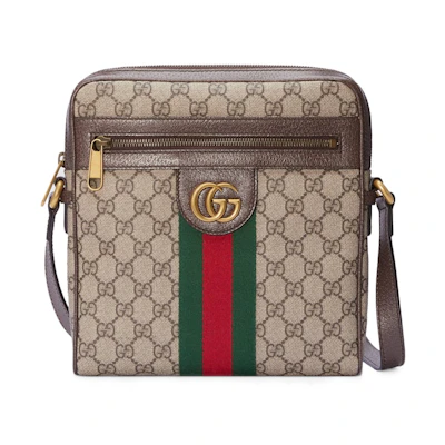 Gucci Ophidia GG Small Messenger Bag Beige/Ebony