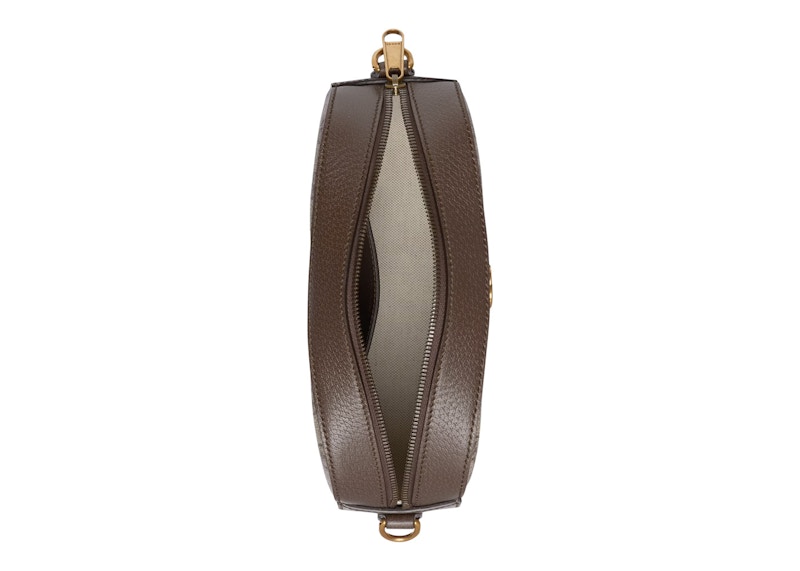 Lookbook 古驰Ophidia GG小号肩背包 米色/棕色