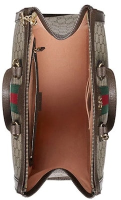 Gucci Ophidia GG Top Handle Bag Medium Beige/Ebony Lookbook Gucci Ophidia GG Top Handle Bag Medium Beige/Ebony