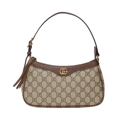 Gucci Ophidia Handbag Small GG Supreme Beige/Ebony